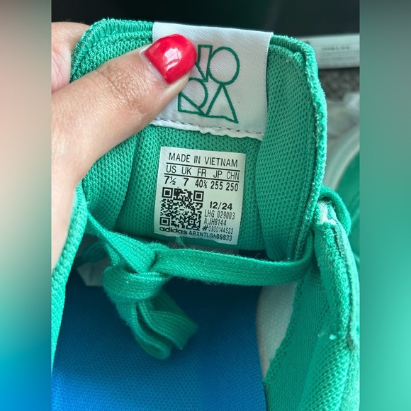 Adidas Nora Unisex Skate Shoes Court Green – Size Men 7.5 / Women 8.5 – JH8144 - Picture 10 of 16